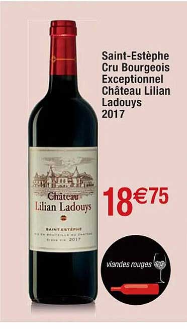 saint-estèphe cru bourgeois exceptionnel château lilian ladouys 2017
