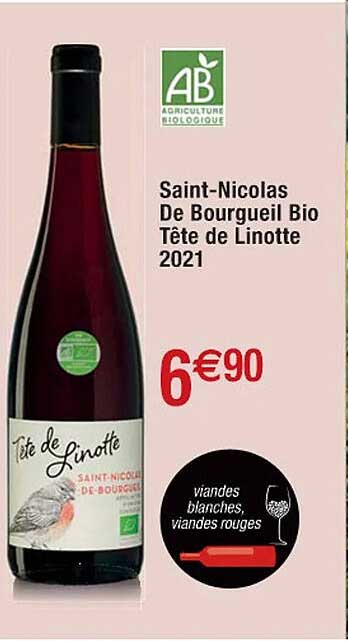 saint-nicolas de bourgueil bio tête de linotte 2021