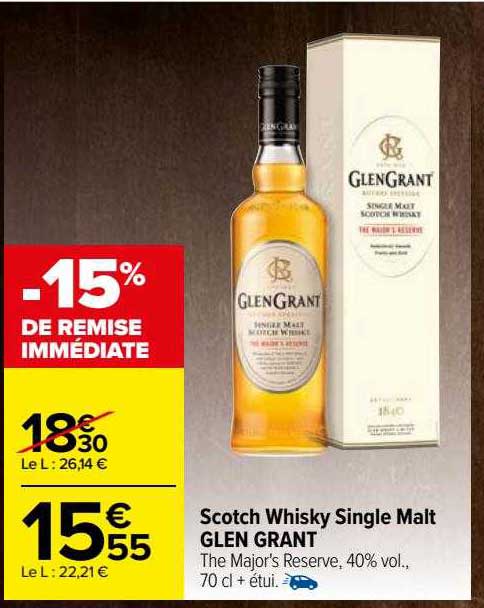 scotch whisky single malt glen grant