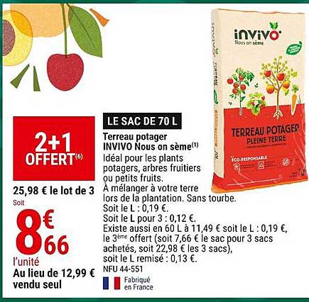terreau potager invivo nous on sème