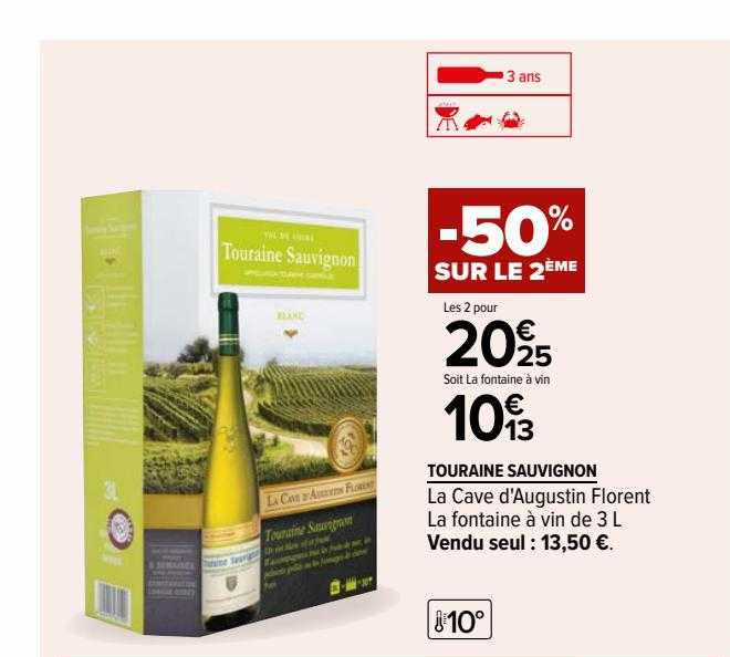 touraine sauvignon la cave d'augustin florent