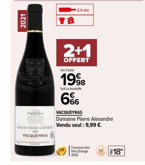 vacqueyras domaine pierre alexandre