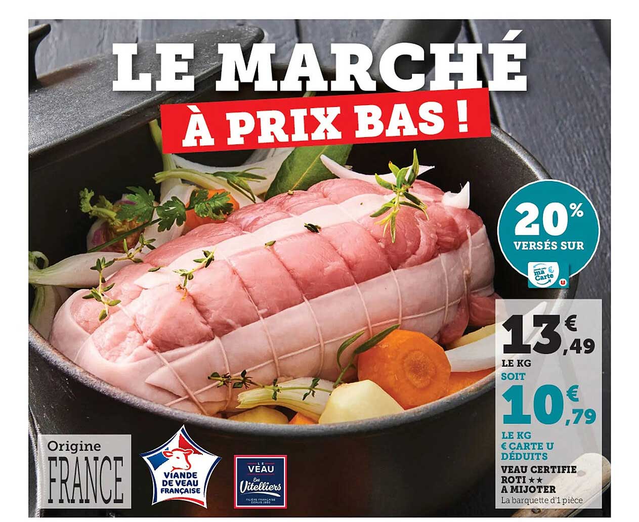 veau certifié rôti**à mijoter