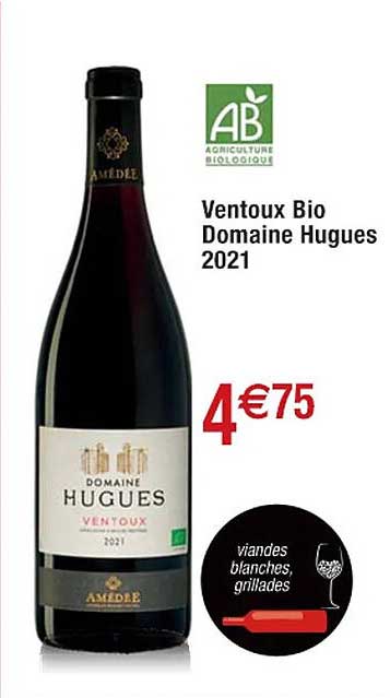 ventoux bio domaine hugues 2021