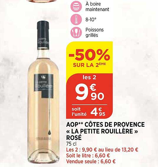 Aop Côtes De Provence «la Petite Rouillère» Rosé