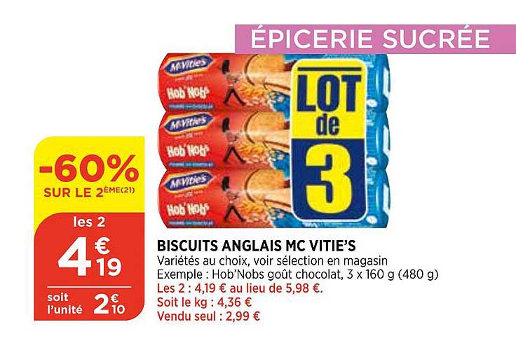 biscuits anglais mc vitie's