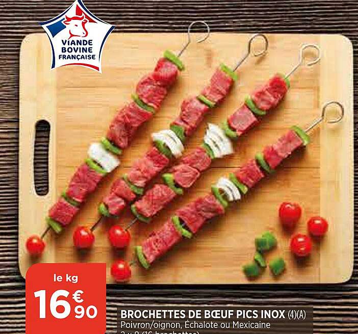 Brochettes De Bœuf Pics Inox