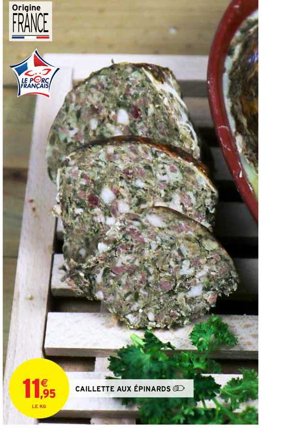 caillette aux épinards