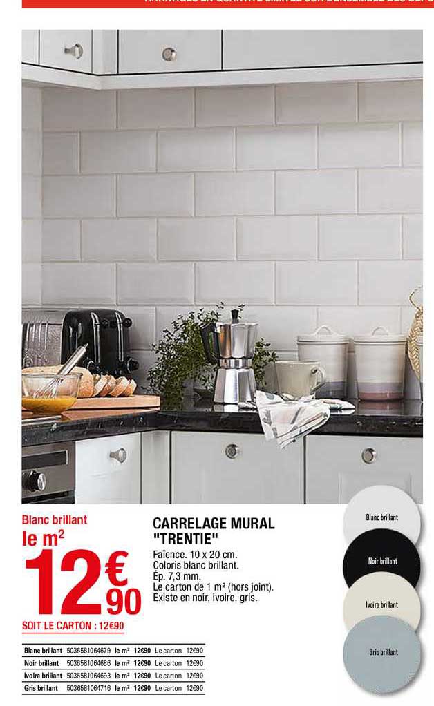 Carrelage Mural "trentie"