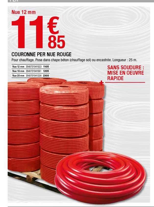 couronne per nue rouge