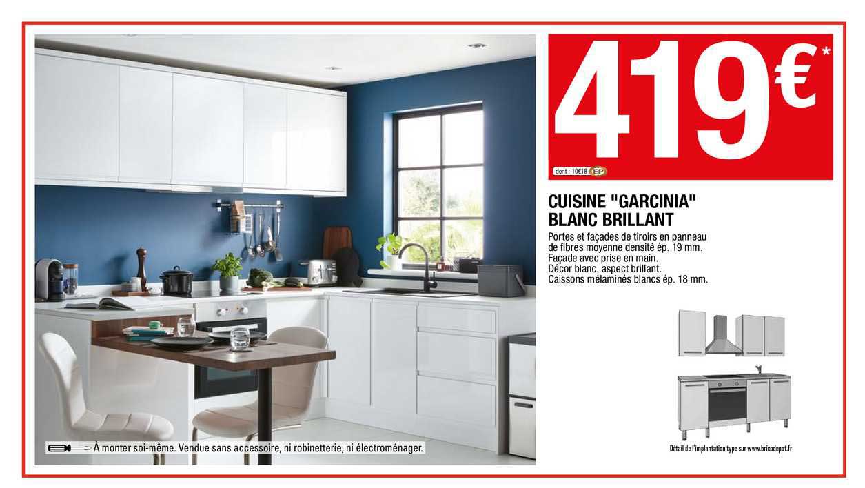 cuisine "garcinia" blanc brillant