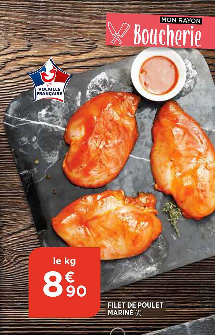 Filet De Poulet Mariné