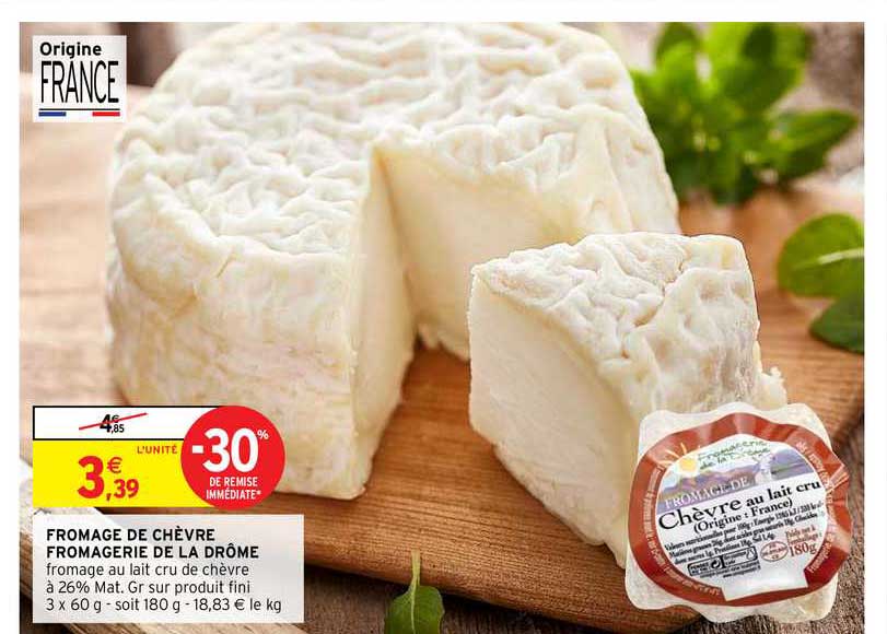 fromage de chèvre fromagerie de la drôme