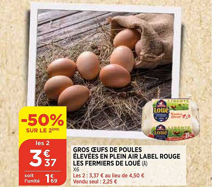 gros oeufs de poules élevées en plein air label rouge les fermiers de loué