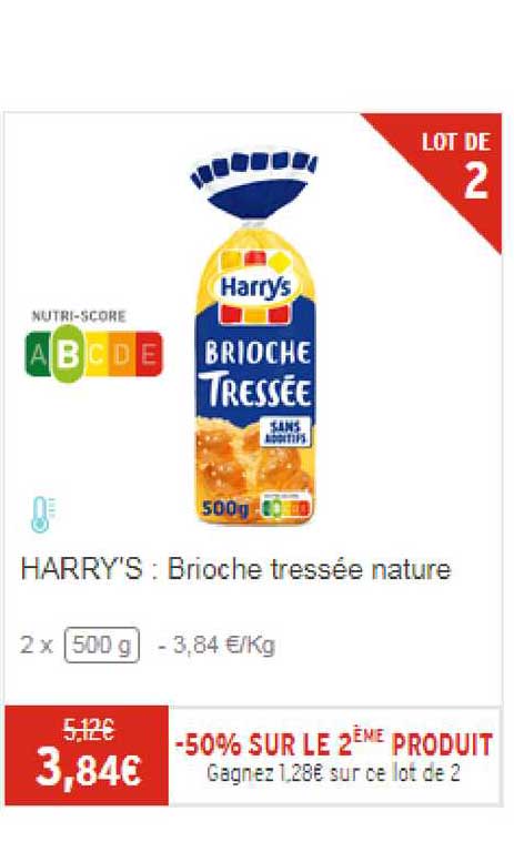 Harry's : Brioche Tressée Nature
