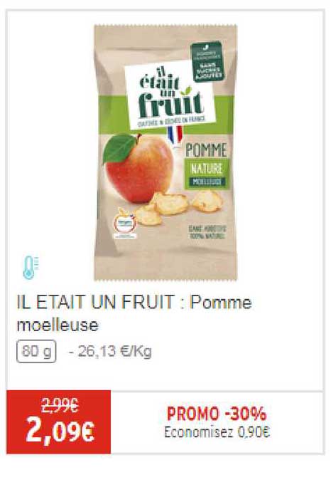 il était un fruit : pomme moelleuse