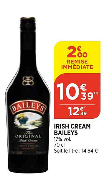 irish cream bayleys
