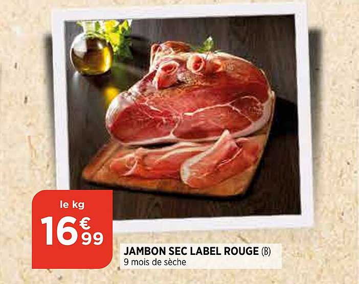 Jambon Sec Label Rouge