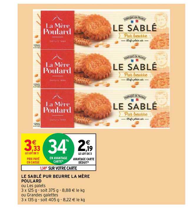 le sablé pur beurre la mère poulard