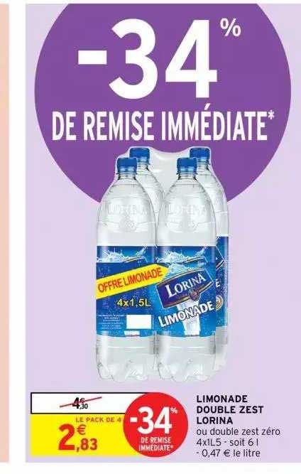 limonade double zest lorina