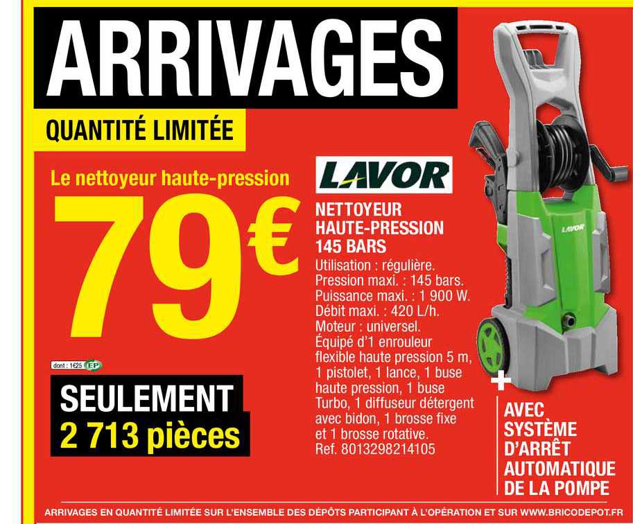 nettoyeur haute-pression 145 bars lavor