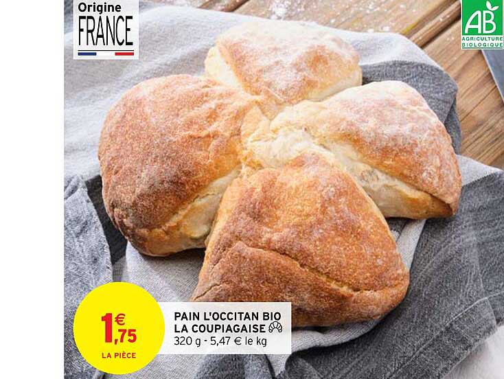Pain L'occitan Bio La Coupiagaise