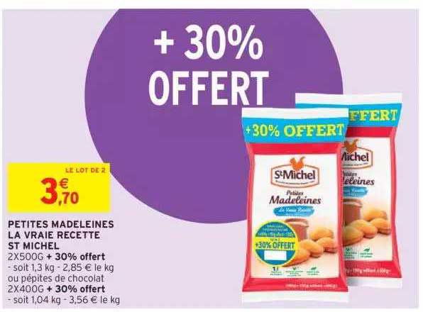 petites madeleines la vraie recette st michel