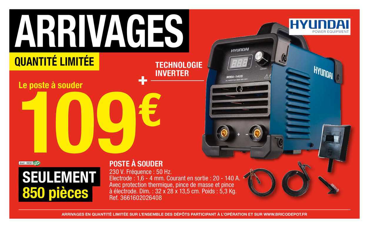 poste à souder hyundai