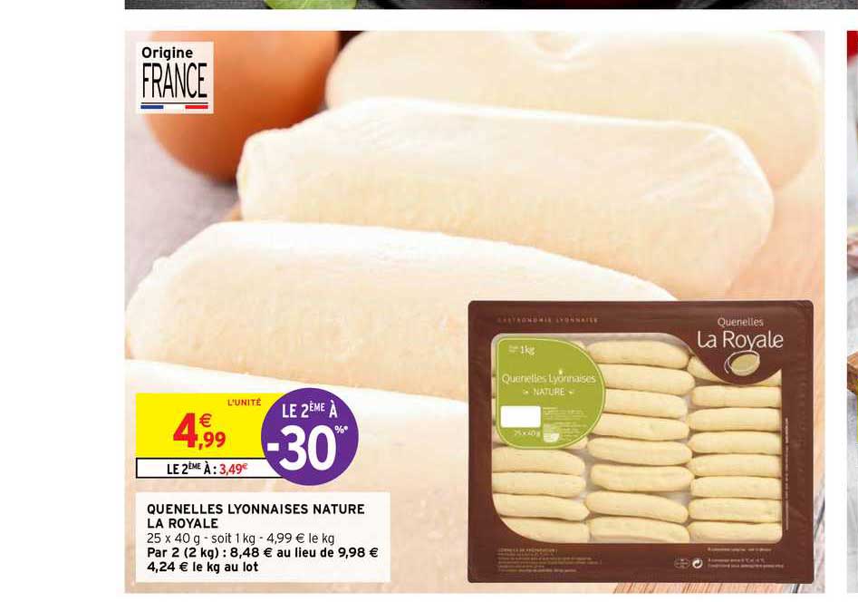quenelles lyonnaises nature la royale