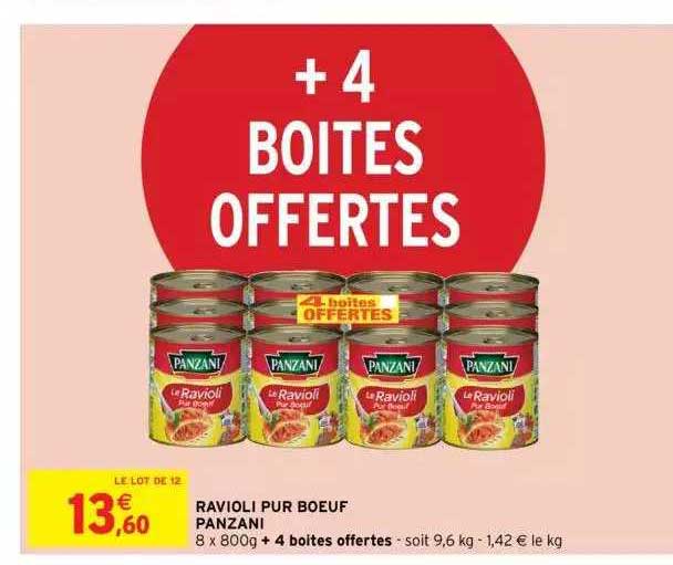 Ravioli Pur Boeuf Panzani