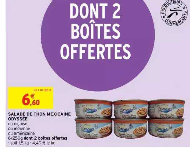 Salade De Thon Mexicaine Odyssée