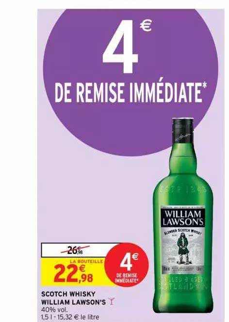 scotch whisky william lawson's