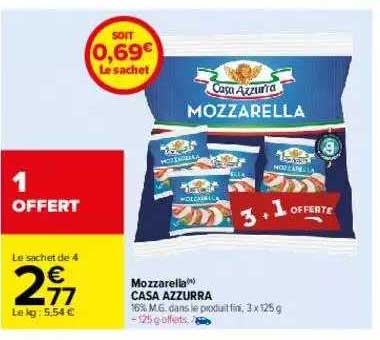 mozzarella casa azzurra