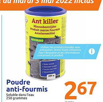 poudre anti-fourmis