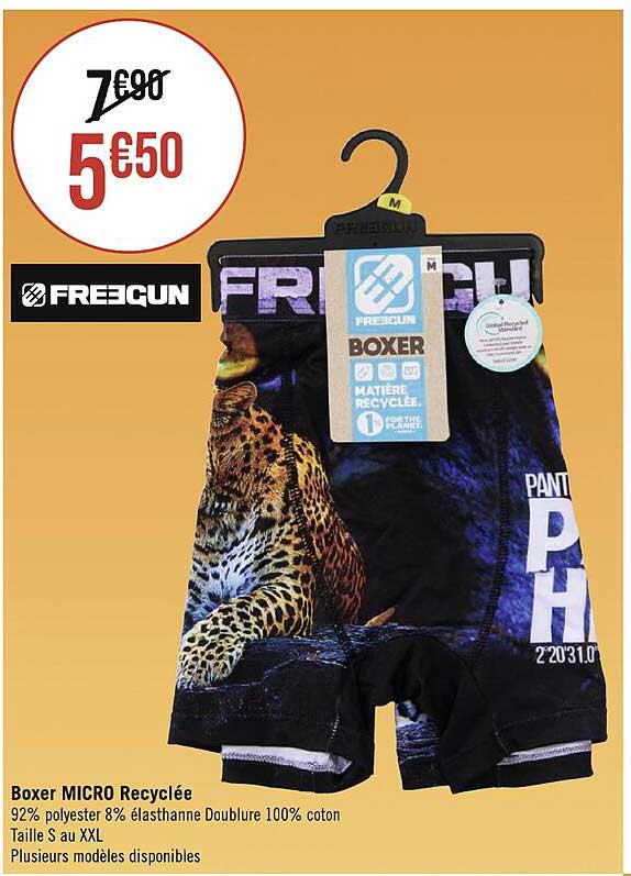 Boxer Micro Recyclée Freegun