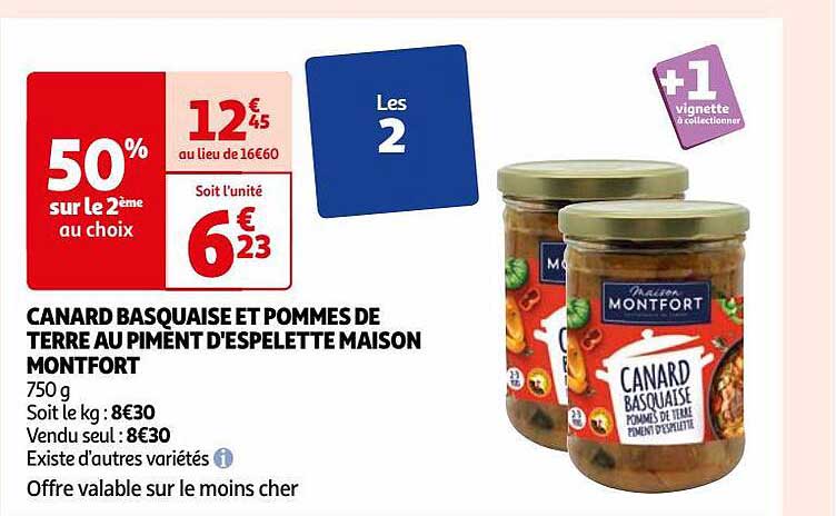 canard basquaise et pommes de terre au piment d'espelette maison montfort