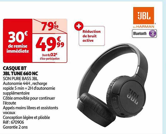 casque bt jbl tune 660 nc