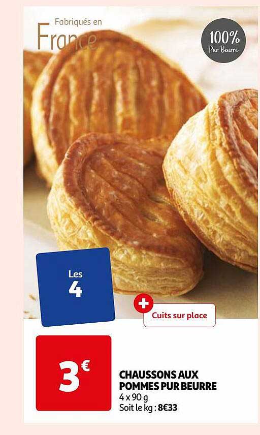 Chaussons Aux Pommes Pur Beurre