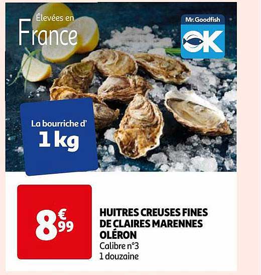 huîtres creuses fines de claires marennes oléron