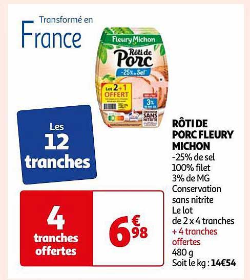 rôti de porc fleury michon