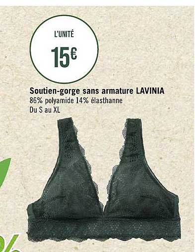 soutien-gorge sans armature lavinia