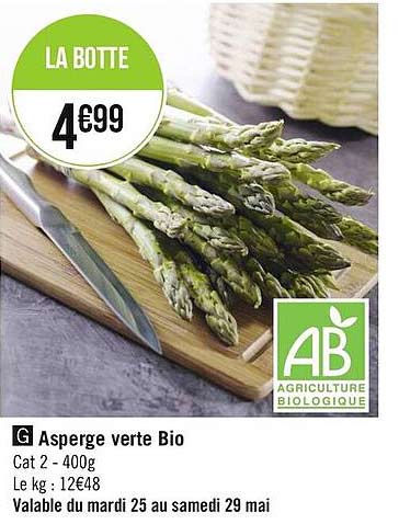 asperge verte bio