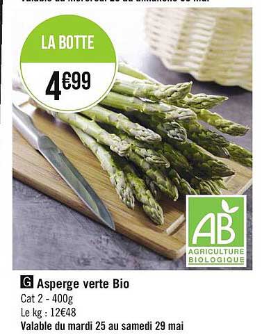 asperge verte bio