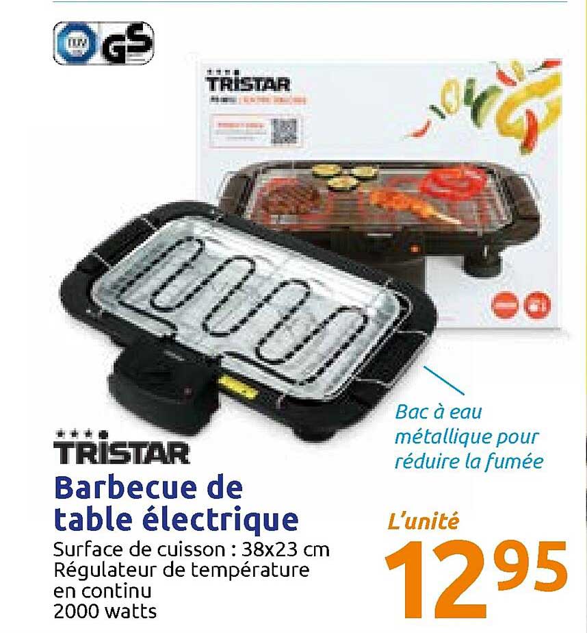 Barbecue De Table électrique Tristar
