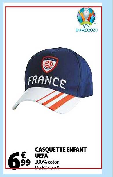 casquette enfant uefa