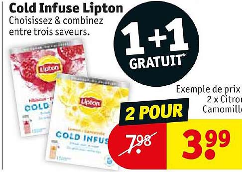 cold infuse lipton