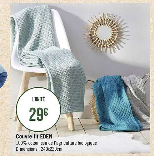 couvre lit eden