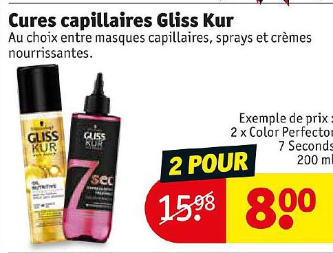 cures capillaires gliss kur