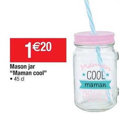 mason jar "maman cool"