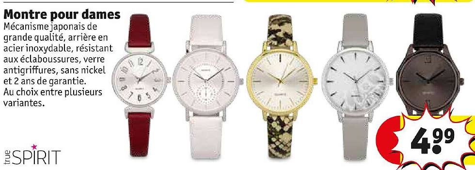 montre pour dames